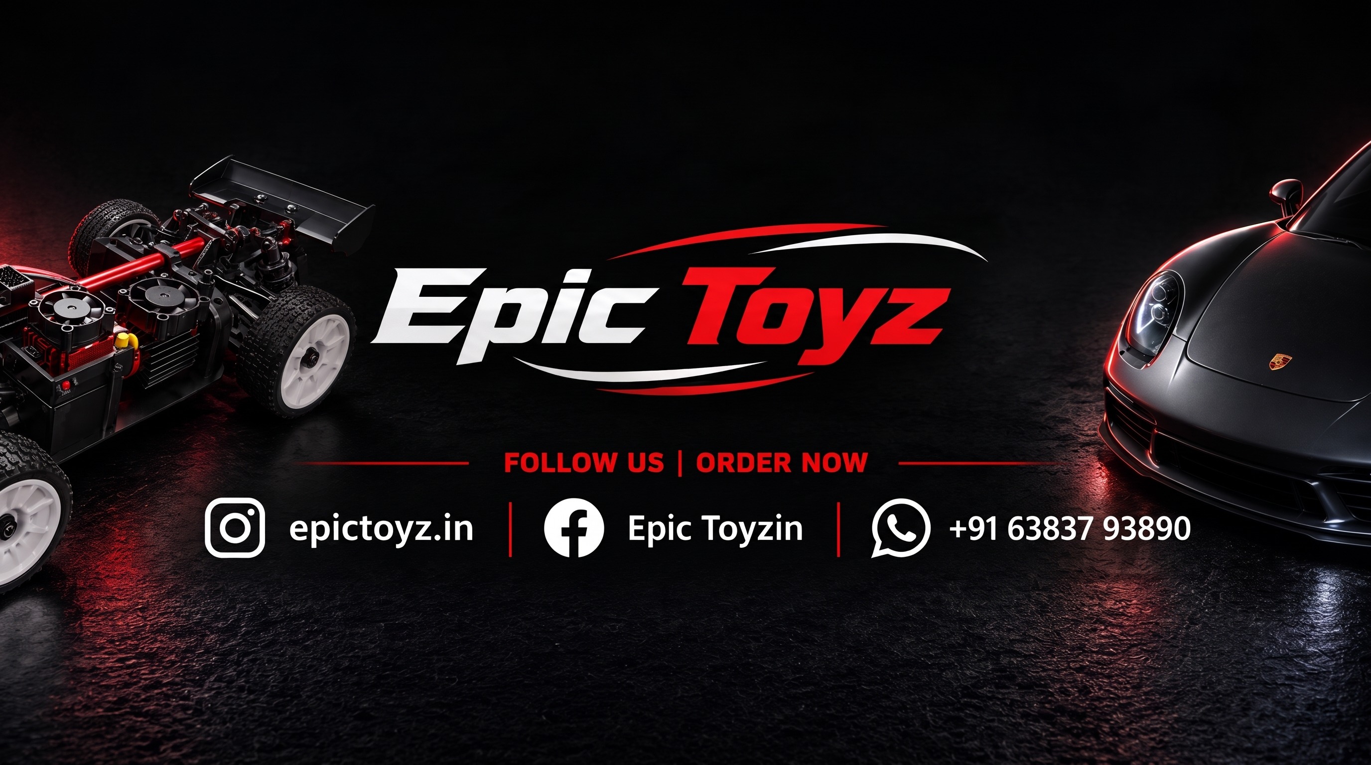 Epic Toyz – India's Premium RC Car Store | Follow us on Instagram @epictoyz.in | Facebook: Epic Toyzin | WhatsApp: +91 63837 93890